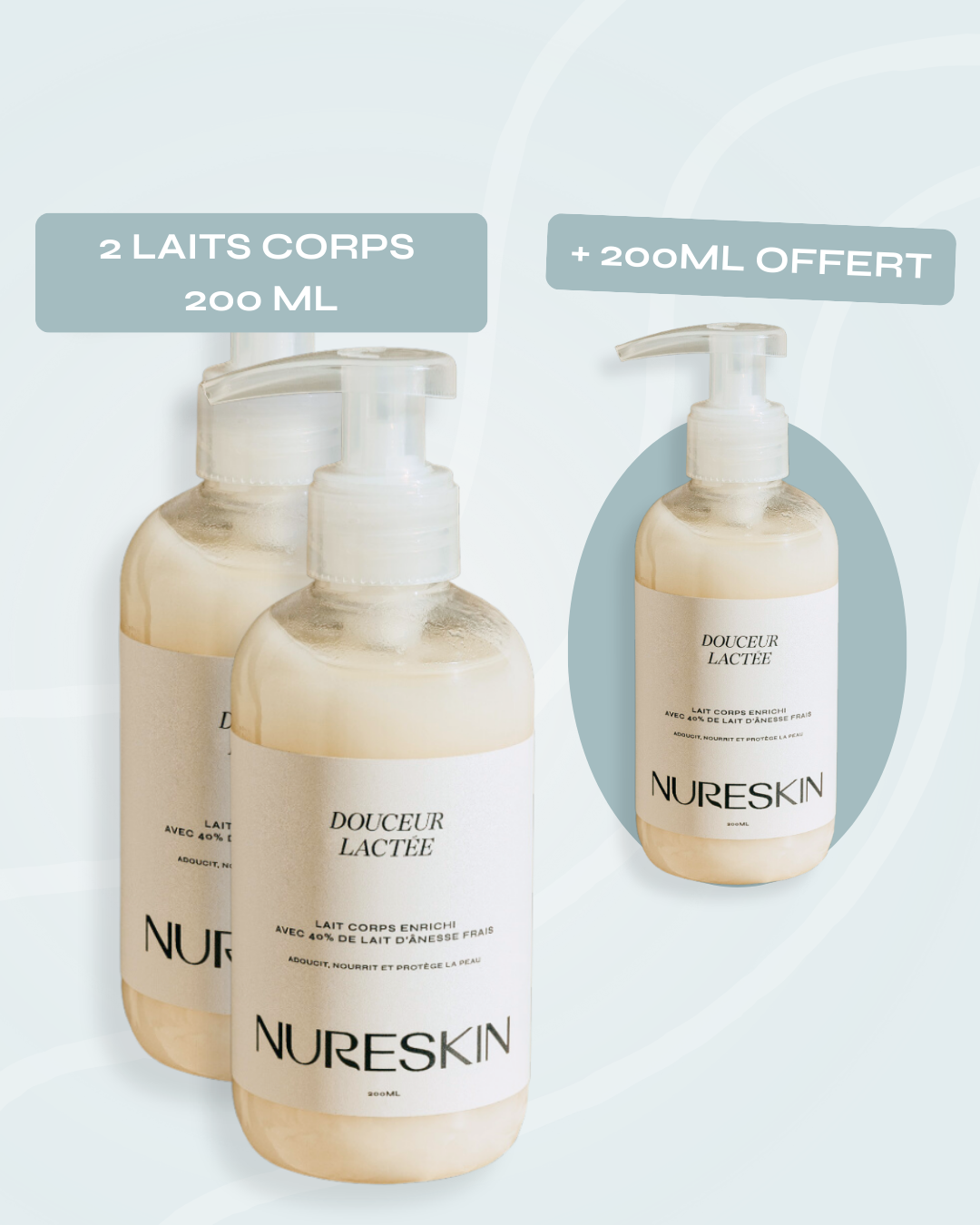 Black Friday 25⎜2 Lait hydratant 200ml + 1 Offert