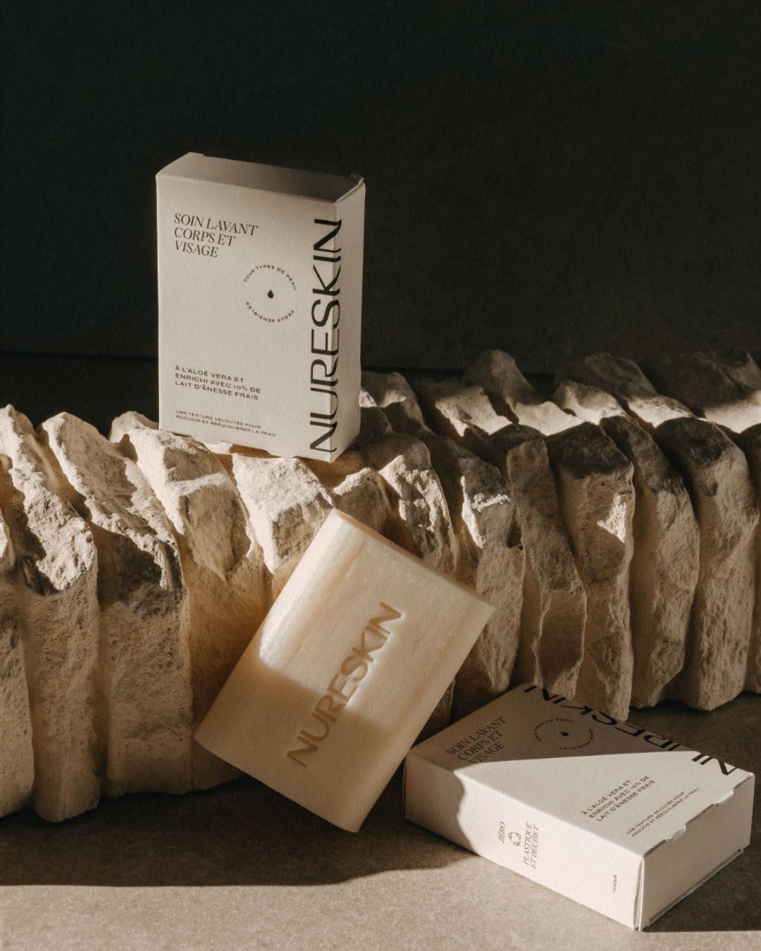 TRIO DE SOINS LAVANTS & APAISANTS AU LAIT D'ÂNESSE